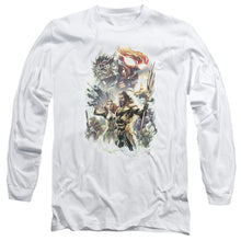 Load image into Gallery viewer, Aquaman Movie King Of Atlantis Mens Long Sleeve Shirt White
