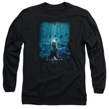 Load image into Gallery viewer, Aquaman Movie Poster Mens Long Sleeve Shirt Black
