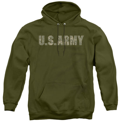 Army Camo Mens Hoodie Military Green