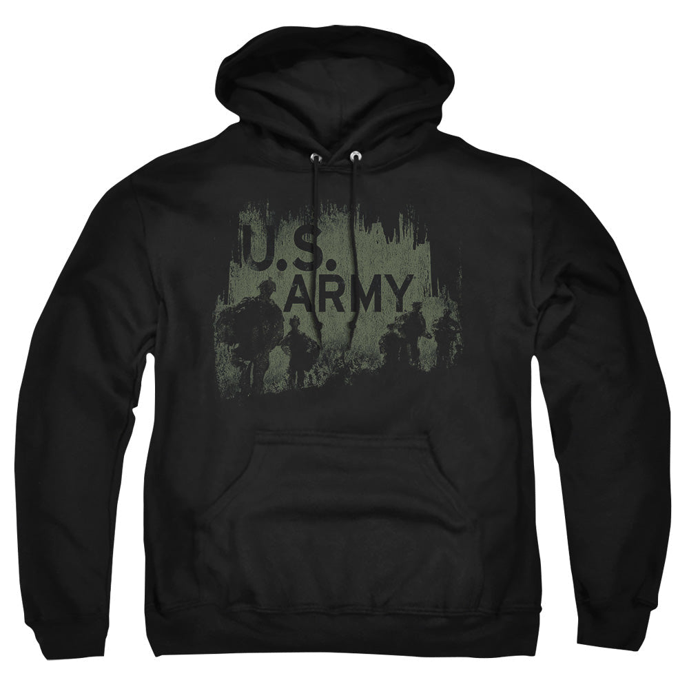 Army Soldiers Mens Hoodie Black