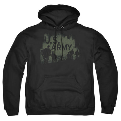 Army Soldiers Mens Hoodie Black