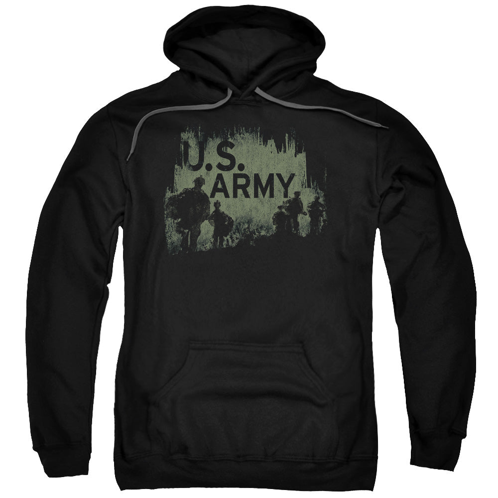 Army Soldiers Mens Hoodie Black