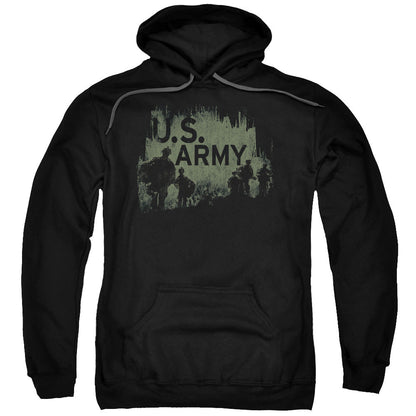 Army Soldiers Mens Hoodie Black
