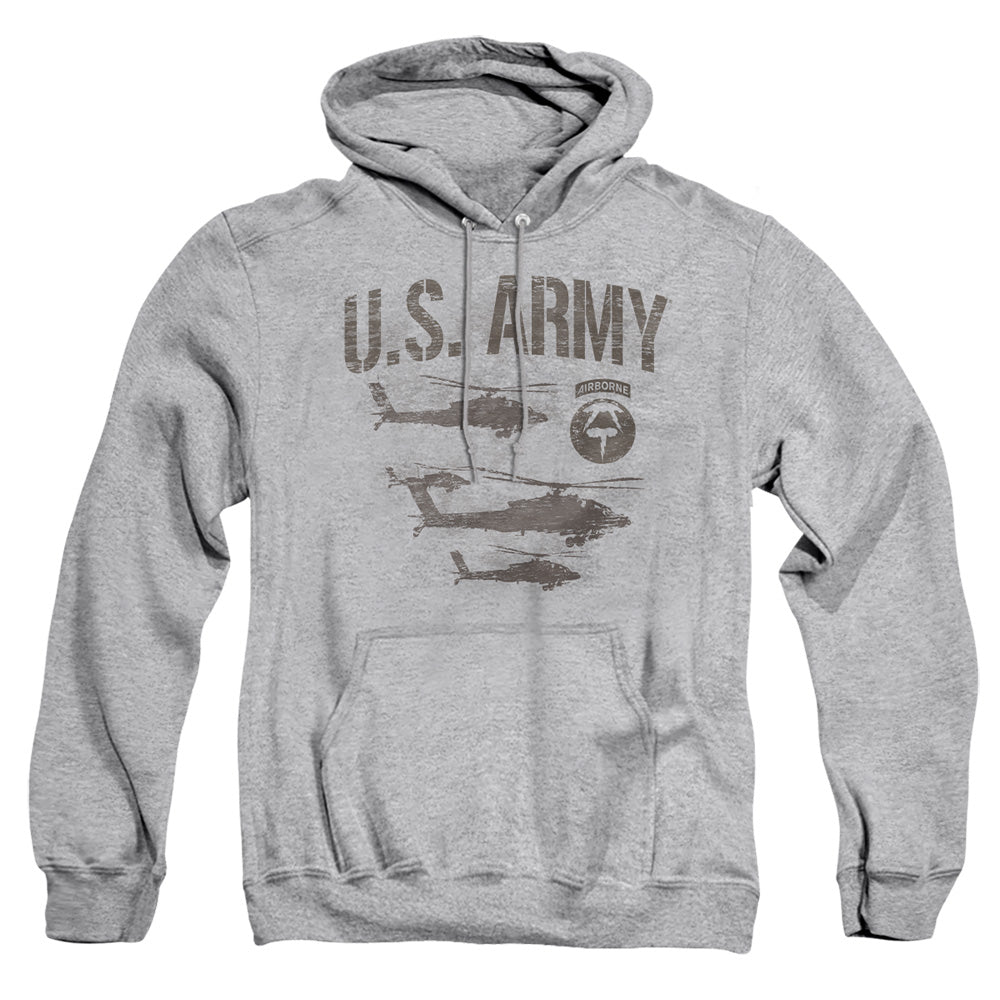 Army Airborne Mens Hoodie Athletic Heather