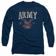 Load image into Gallery viewer, Army Arch Mens Long Sleeve Shirt Navy
