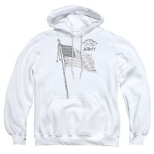 Load image into Gallery viewer, Army Tristar Mens Hoodie White
