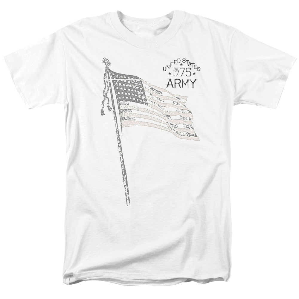 Army Tristar Mens T Shirt White