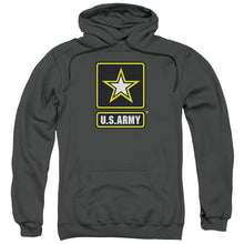 Load image into Gallery viewer, Army Logo Mens Hoodie Charcoal

