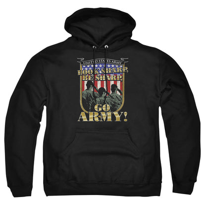 Army Go Army Mens Hoodie Black
