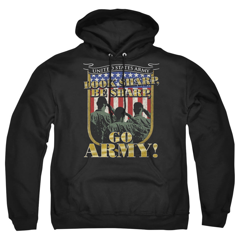 Army Go Army Mens Hoodie Black