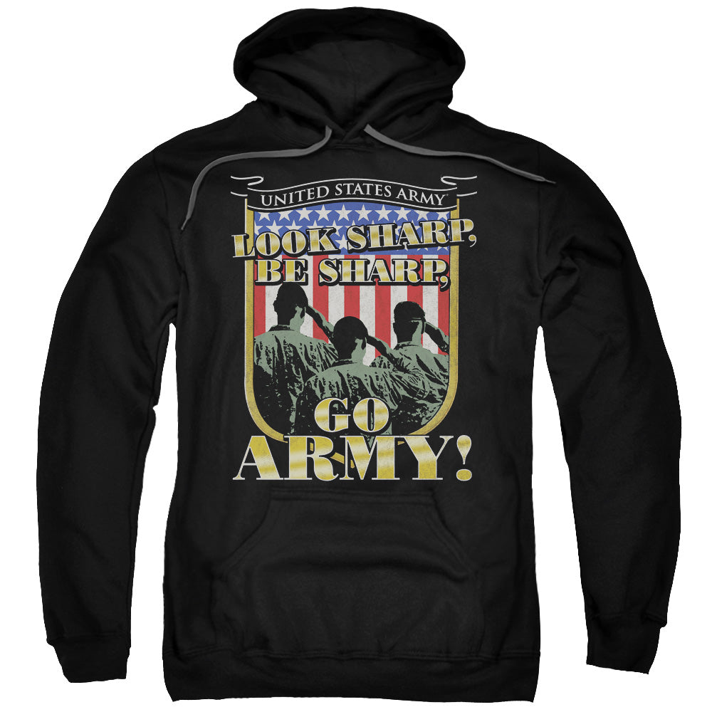 Army Go Army Mens Hoodie Black