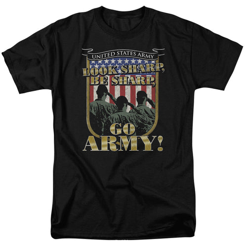 Army Go Army Mens T Shirt Black