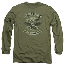 Load image into Gallery viewer, Army Union Eagle Mens Long Sleeve Shirt Military Green
