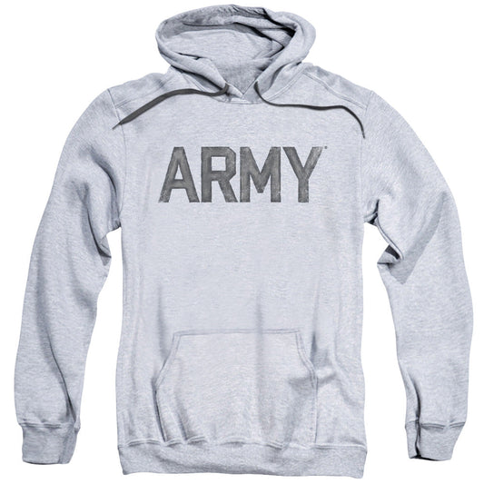Army Star Mens Hoodie Athletic Heather