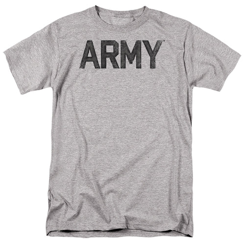 Army Star Mens T Shirt Athletic Heather