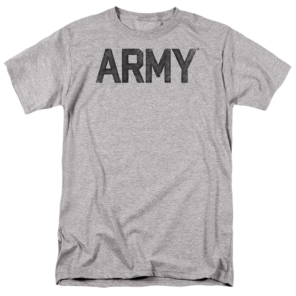 Army Star Mens T Shirt Athletic Heather