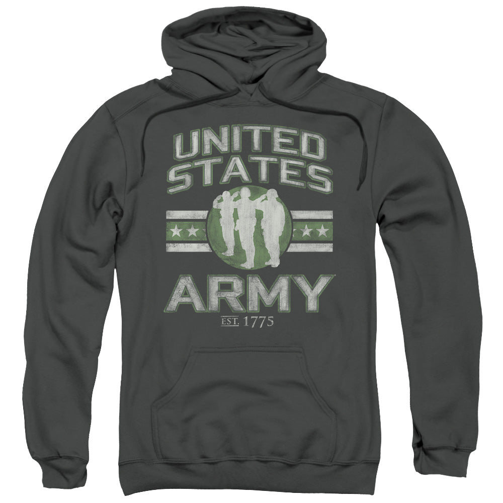 Army United States Army Mens Hoodie Charcoal