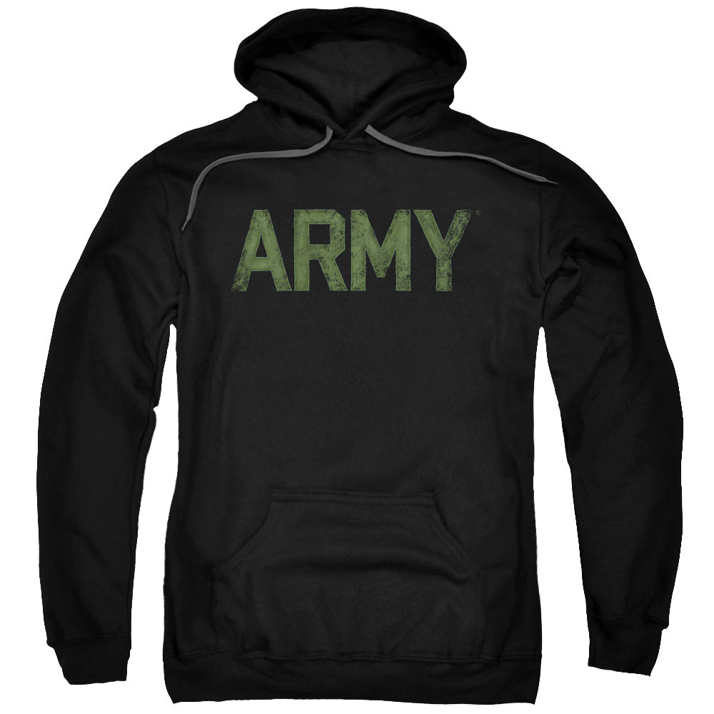 Army Type Mens Hoodie Black