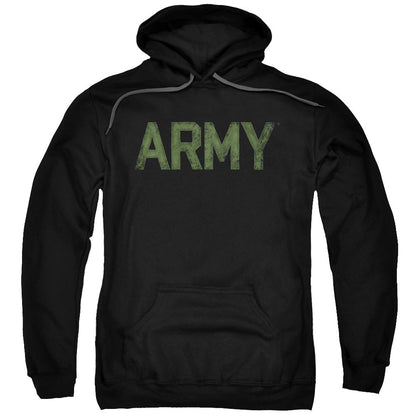 Army Type Mens Hoodie Black