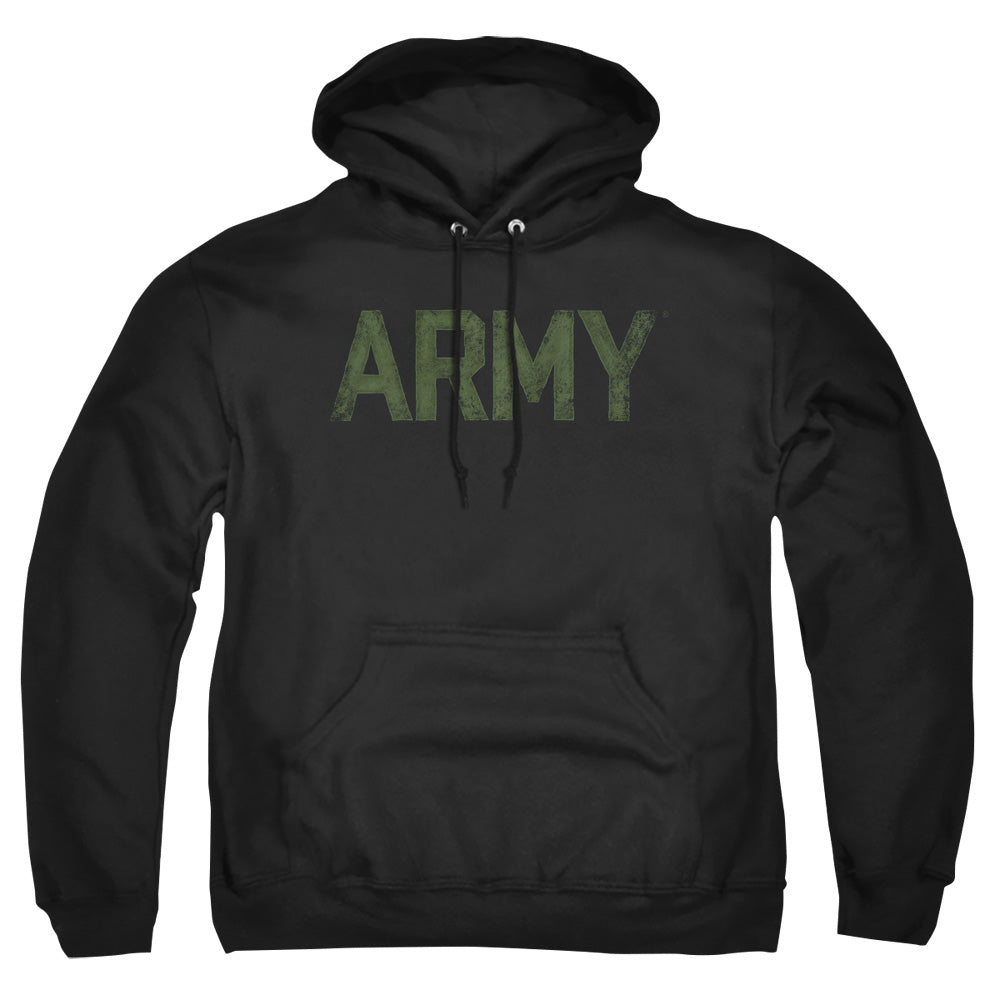 Army Type Mens Hoodie Black