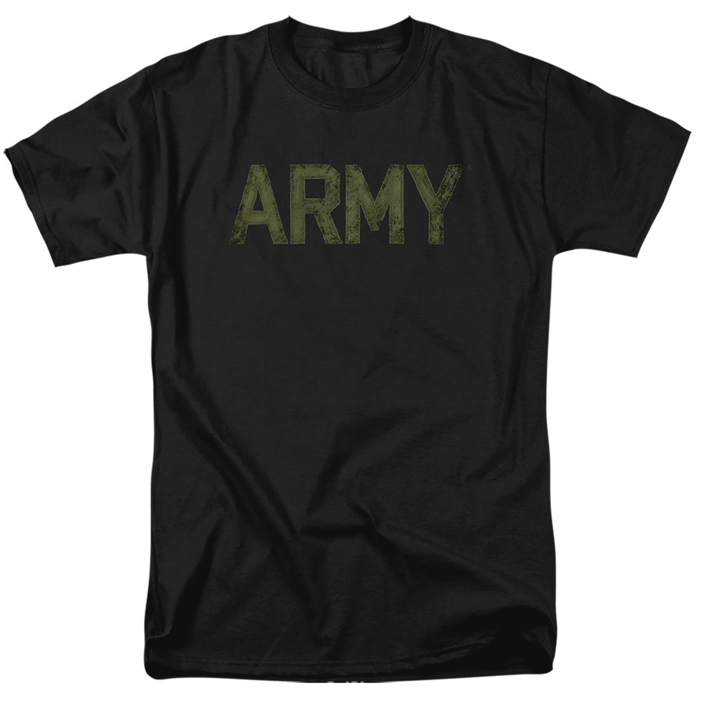 Army Type Mens T Shirt Black