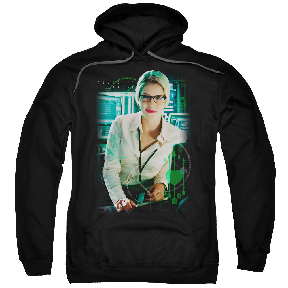 Arrow Felicity Oak Mens Hoodie Black