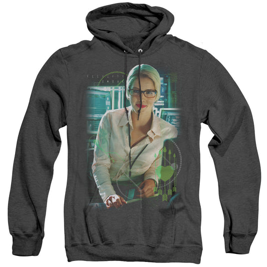 Arrow Felicity Smoak Heather Mens Hoodie Black
