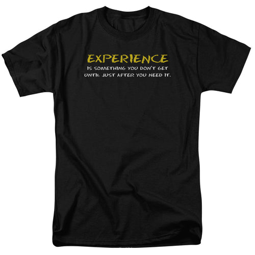 Experience Mens T Shirt Black