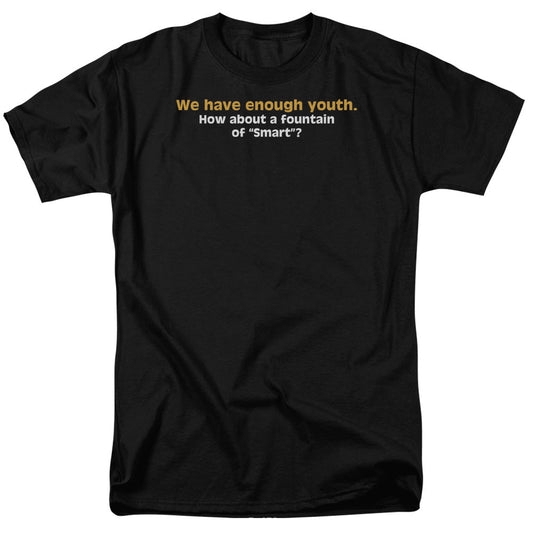 Fountain Of Smart Mens T Shirt Black
