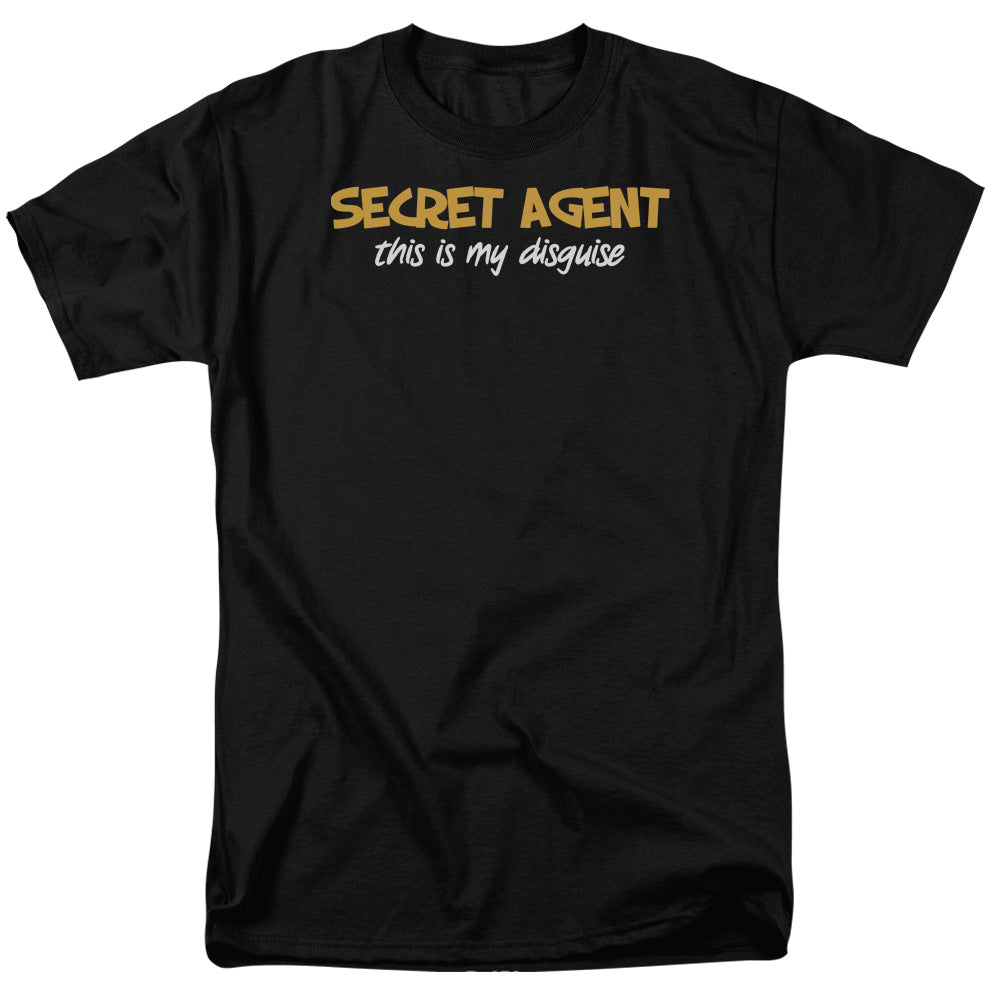 Secret Agent Mens T Shirt Black