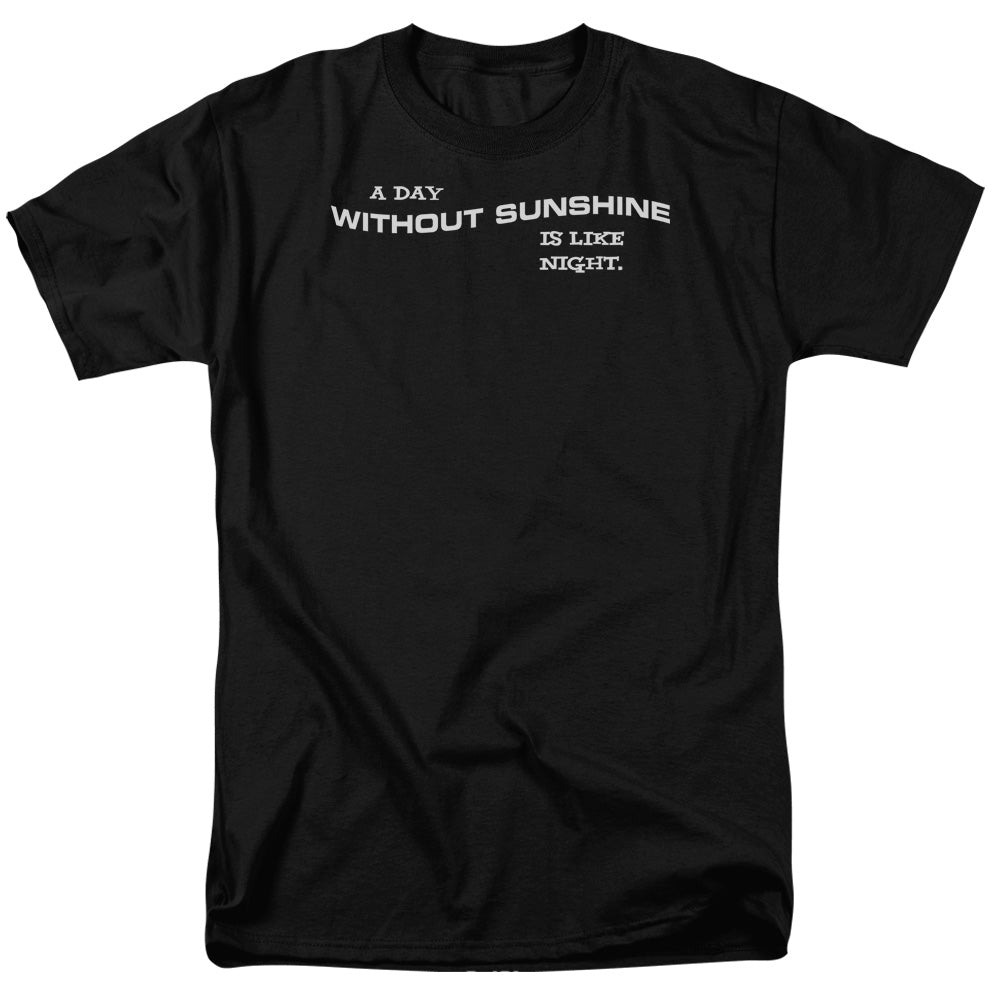 Day Without Sunshine Mens T Shirt Black