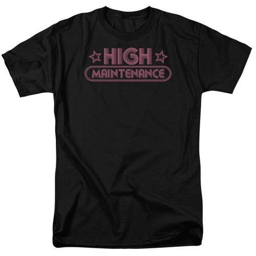 High Maintenance Mens T Shirt Black