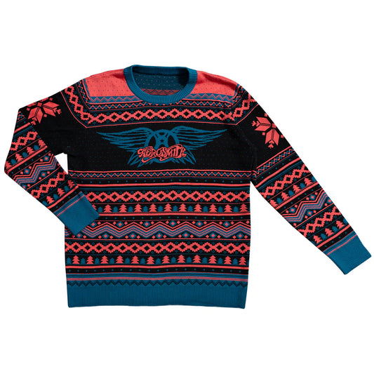 Aerosmith Wings Logo Adult Unisex Ugly Christmas Sweater