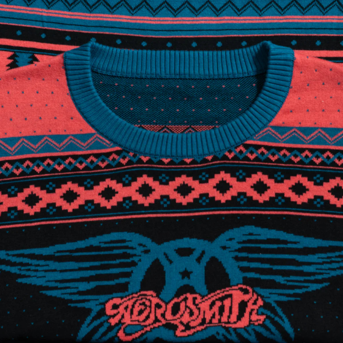 Aerosmith Wings Logo Adult Unisex Ugly Christmas Sweater