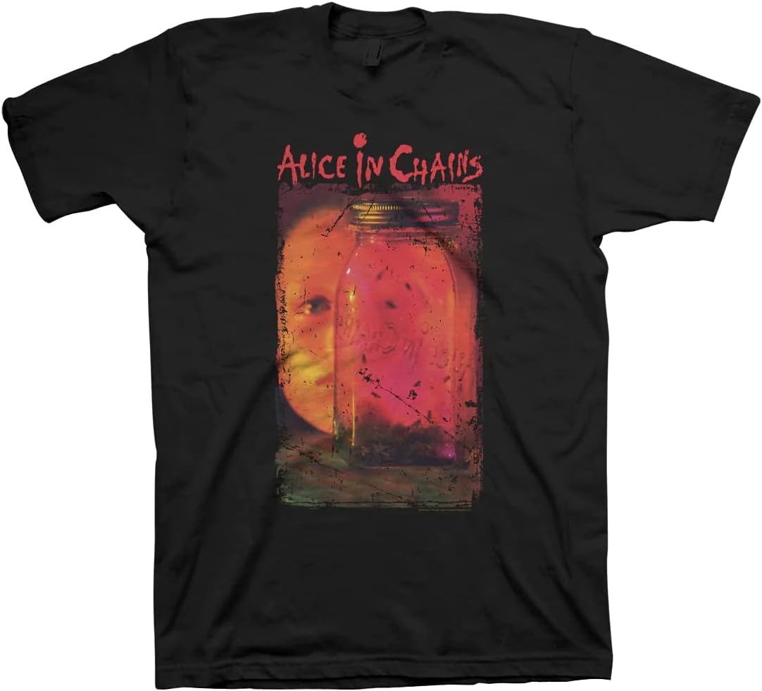 Alice in Chains Jar of Flies Album Officially Licensed Mens T Shirt Black
