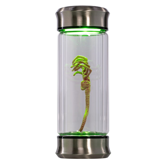 Alien Critter Embryo in Jar Glass Bottle with Display Box 8” Collectible Movie Prop Replica for Halloween Costume