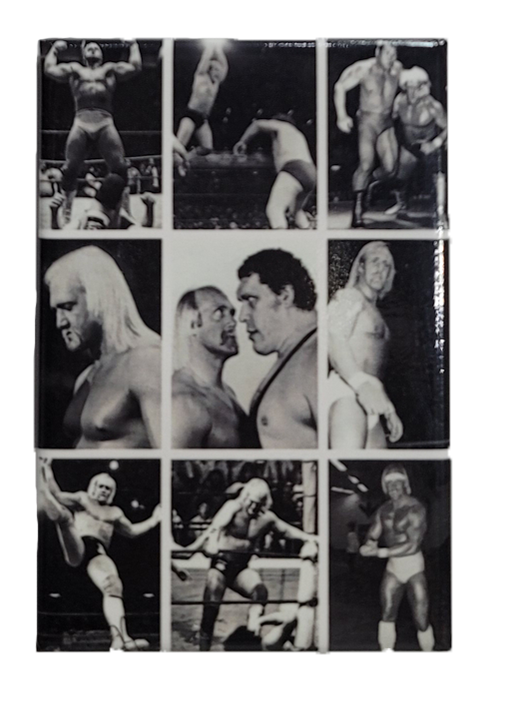 Hulk Hogan Andre The Giant Collage Flat Magnet
