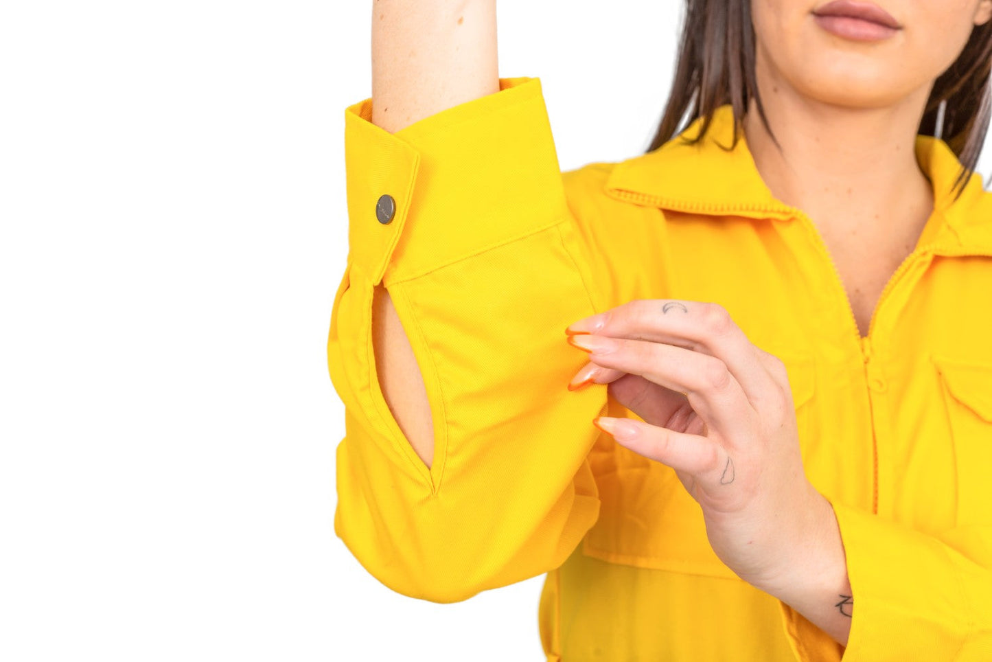 April O' Neil Yellow Ladies Costume Jumpsuit Yellow