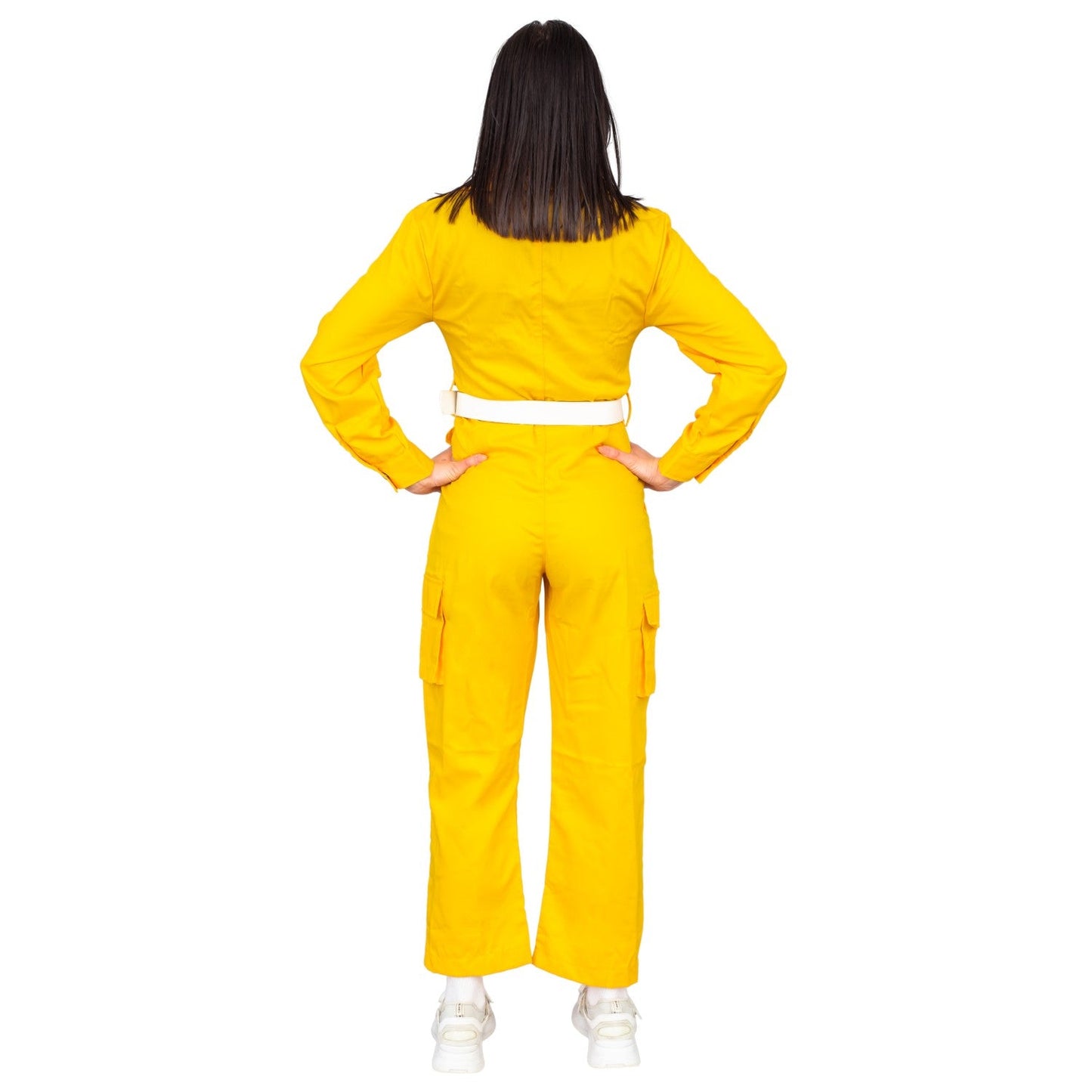 April O' Neil Yellow Ladies Costume Jumpsuit Yellow