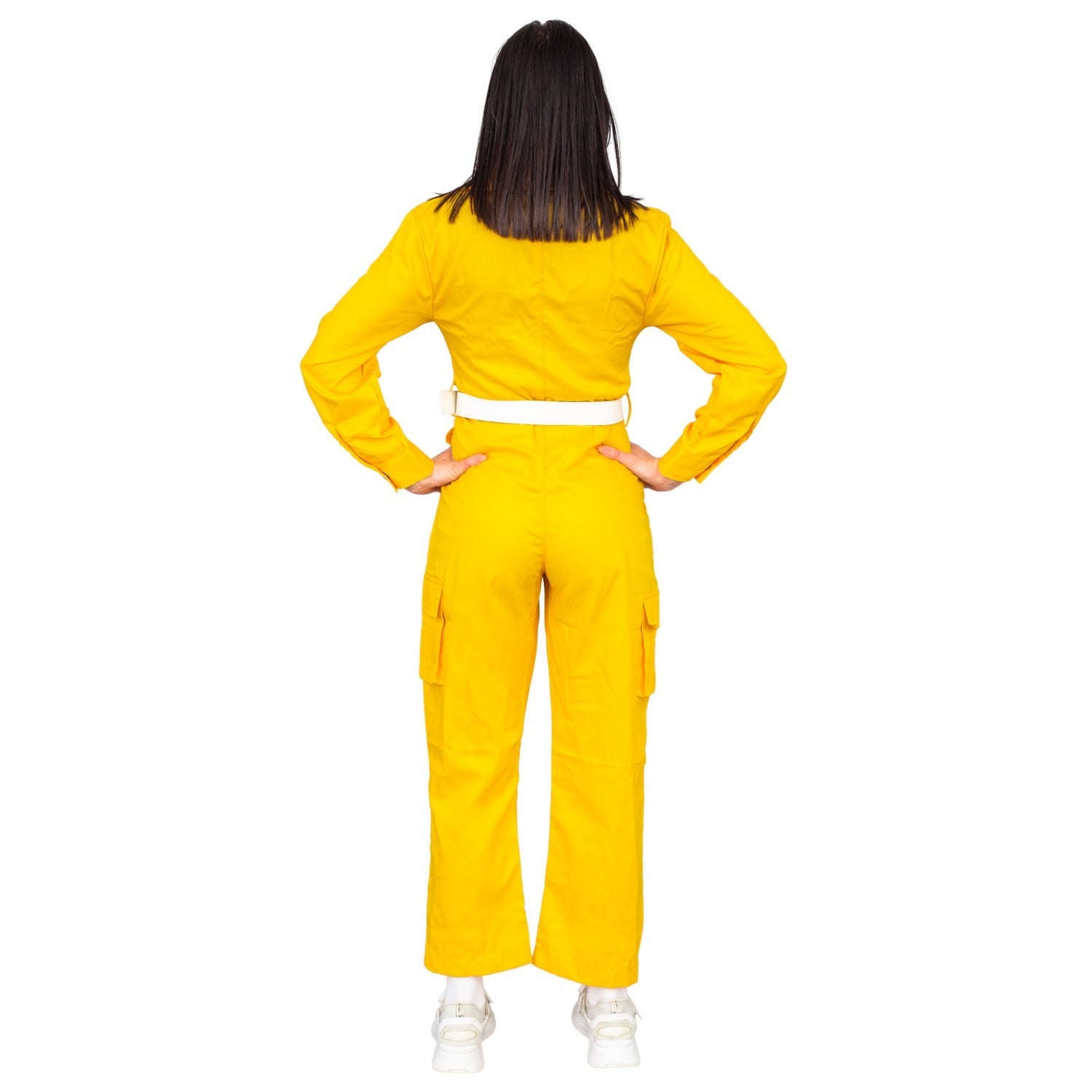 April O' Neil Yellow Ladies Costume Jumpsuit Yellow