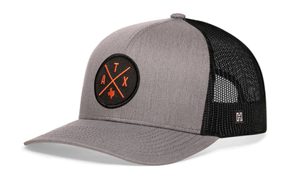Austin Trucker Haka Hat Orange ATX X Haka Hat Gray-Black Snapback