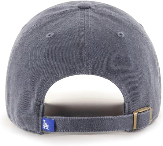 47 Brand MLB Los Angeles Dodgers Clean Up Hat Adjustable Cap Vintage Navy