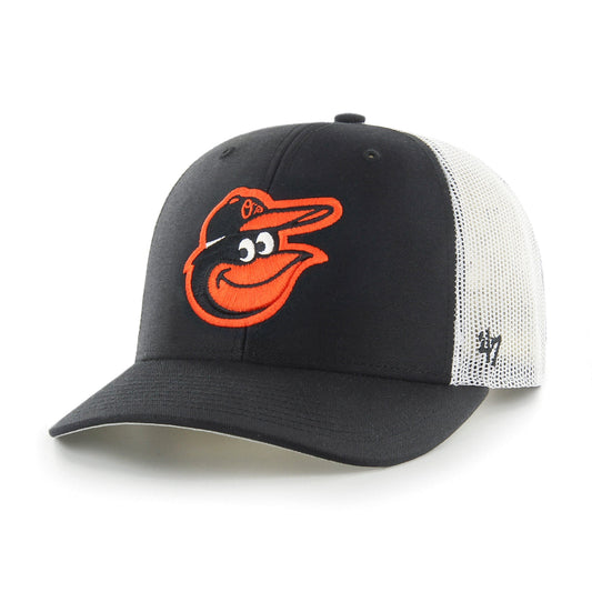 47 Brand Baltimore Orioles Cap Team Trucker Mesh Snapback Hat