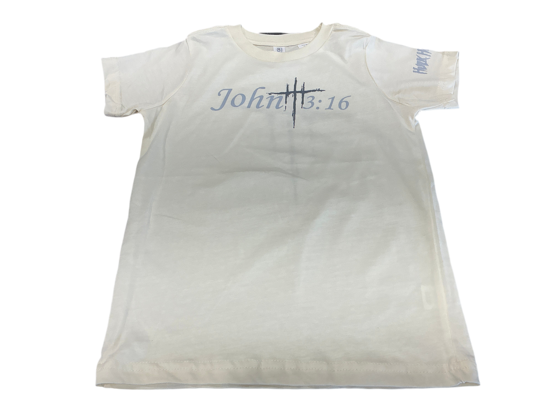 Hulk Hogan John 3:16 Youth Kids T Shirt Beige