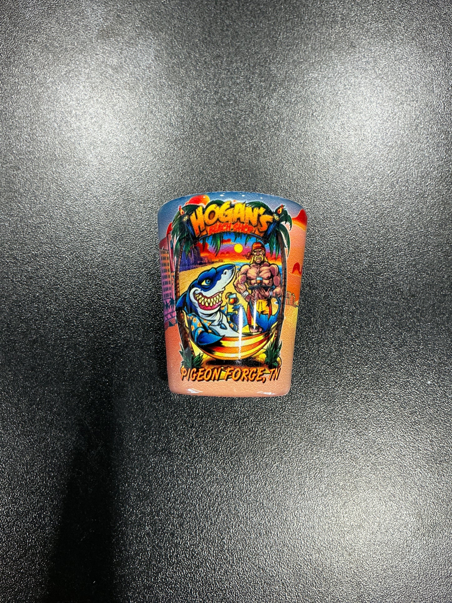 Hulk Hogan Shark Hammock Shot Glass