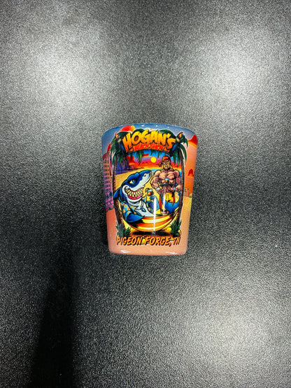 Hulk Hogan Shark Hammock Shot Glass