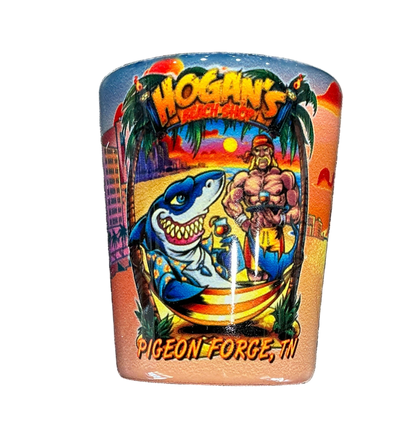 Hulk Hogan Shark Hammock Shot Glass