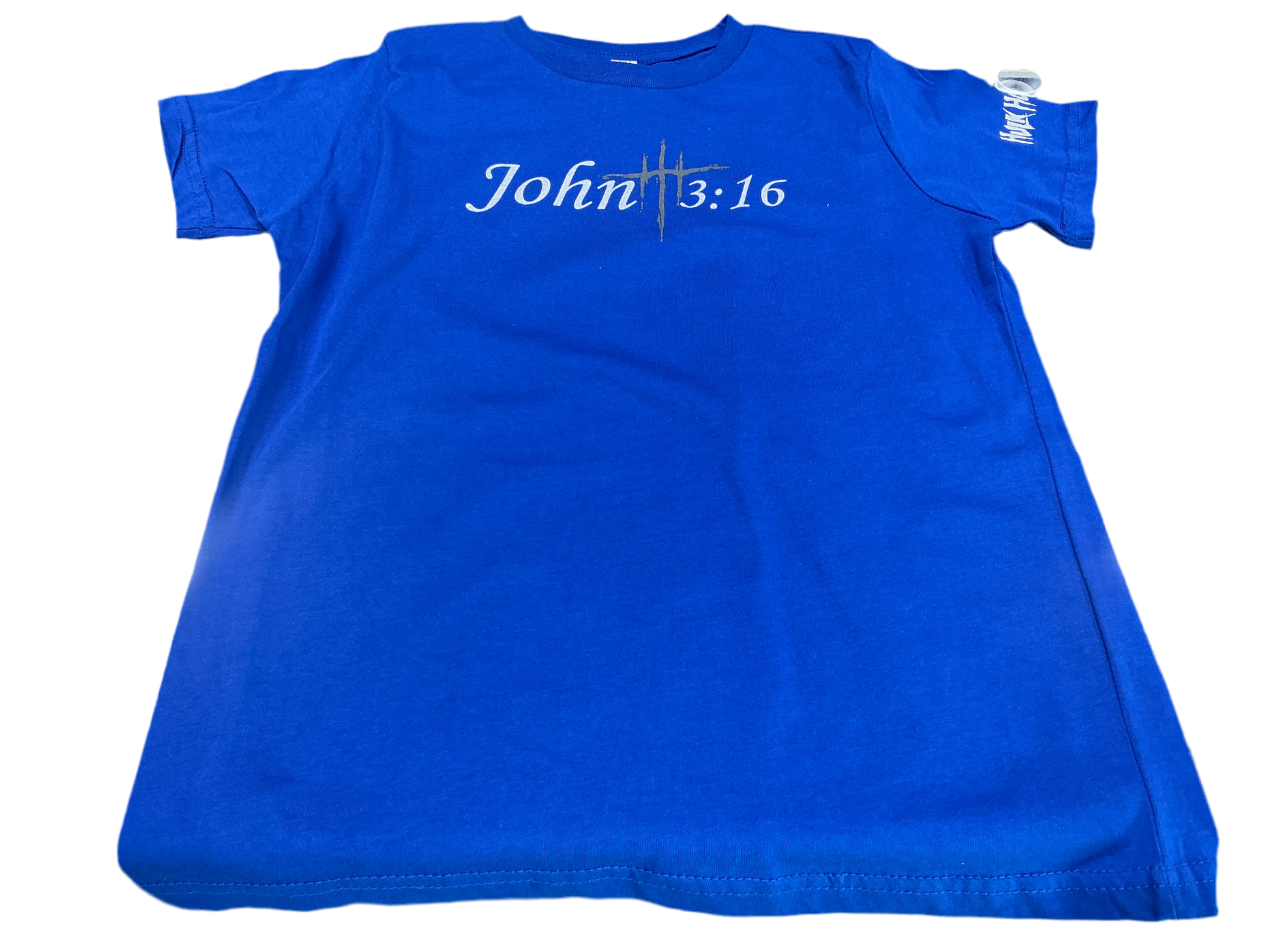 Hulk Hogan John 3:16 Youth Kids T Shirt Blue