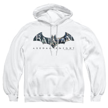 Load image into Gallery viewer, Batman Arkham Knight Descending Logo Mens Hoodie White
