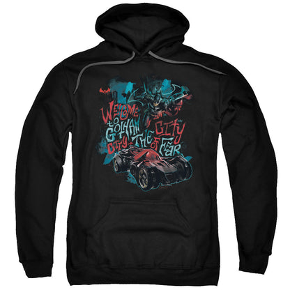 Batman Arkham Knight City Of Fear Mens Hoodie Black